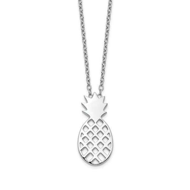 Silver PINEAPPLE Necklace Pendant